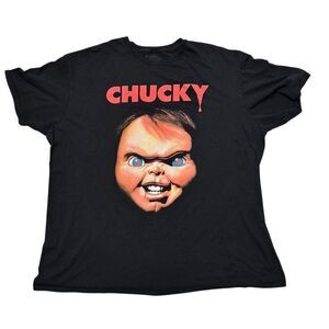 Chucky Child’s Play Horror Scary Shirt Adult Size XXL Short Sleeve Graphic